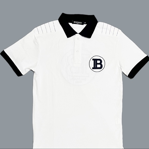 Balmain Paris New Collar Tee - Picture 2 of 2